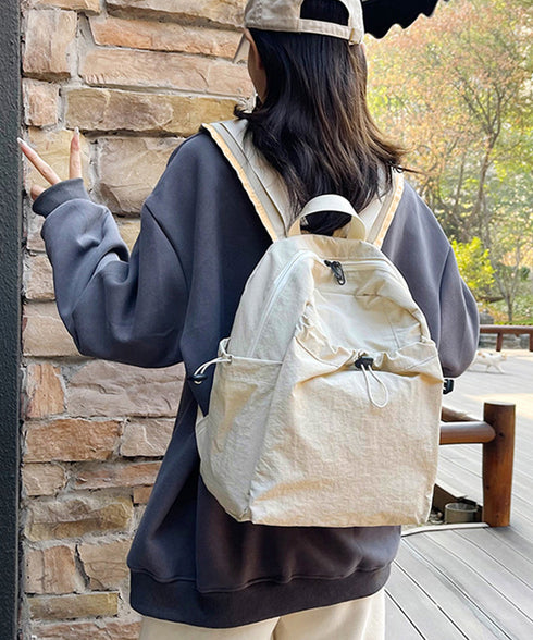 リュックサック レディース ナイロン無地 デイパック 内ポケット付き 軽い 通勤通学 カジュアル ユニセックス 背負いカバン 修学旅行 a4 アウトドア 99MHXB-001